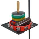 Mesa de Bateria e Percussão ASK C32 compacta para fixar em estantes organize melhor os equipamentos