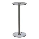 Mesa de bebida MDesign de vidro, parte superior e extremidade, altura, redonda, 22 cm