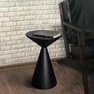 Mesa de bebidas COVLON Small Round Martini Metal Black