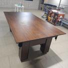Mesa de Bilhar e Jantar Charme Carlin Bilhares Superfície em Pedra de Ardósia 20mm 2,20 x 1,20 Malaga Tecido Verde