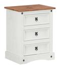 Mesa de cabeceira 03 gavetas branco Mesa de cabeceira 03 gavetas branco