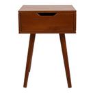 Mesa de Cabeceira 1 Gaveta Retrô Marrom Oliva Mesa de Cabeceira 1 Gaveta Retrô Marrom Oliva