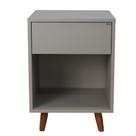 Mesa de Cabeceira 1 nicho 1 gaveta 400x550x400