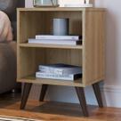 Mesa de Cabeceira 1 Prateleira Cb200 Oak - Completa Móveis Mesa de Cabeceira 1 Prateleira Cb200 Oak - Completa Móveis
