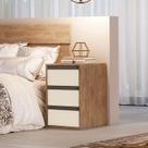 Mesa de Cabeceira 100% MDF 3 Gavetas