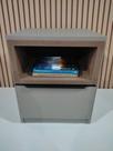 Mesa de cabeceira 100% MDF Puxador Arezzo Preto Mesa de cabeceira 100% MDF Puxador Arezzo Preto