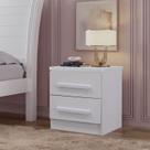 Mesa de Cabeceira 2 Gavetas com Tampo MDF Zeus