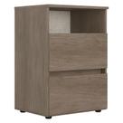 Mesa de Cabeceira 2 Gavetas Condessa Rustic - THB