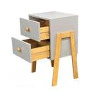 mesa de cabeceira 2 Gavetas - Tommy Design