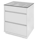 Mesa De Cabeceira 3 Gavetas 010023 Branco DCASA Mesa De Cabeceira 3 Gavetas 010023 Branco DCASA