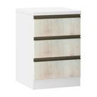 Mesa de Cabeceira 3 Gavetas 40cm Prime Luciane Móveis