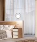 Mesa de Cabeceira 3 Gavetas MDF Select Belmax