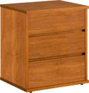 Mesa de Cabeceira 3 gavetas telescópicas MDF -Grécia Bianchi