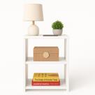 Mesa de Cabeceira 45cm MDF Quarto Sala Escritório Mesinha Canto Decoração Organizador Armarinho