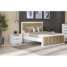 Mesa de Cabeceira 52cm X 54cm 2 Gavetas