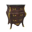 Mesa de Cabeceira 70cm Frances Rádica Luxo