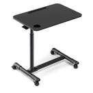 Mesa de cabeceira ajustável ETHU Mesa rolante de cabeceira preta