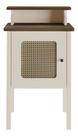 Mesa De Cabeceira Artely Charlotte Off-white 72,5x43x36 Cm