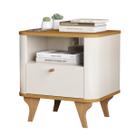 Mesa de Cabeceira Arumã Slim Quarto Com 1 Gaveta