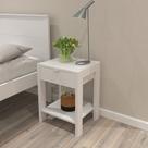 Mesa de Cabeçeira com 1 Gaveta e Tomada MDP Branco Tecnomobili Cor:Branca