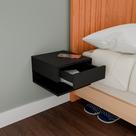 Mesa De Cabeceira Com Gaveta Superior Slim Quarto Mdf