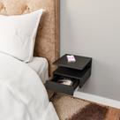 Mesa De Cabeceira Com Gaveta Suspensa Slim Quarto Mdf