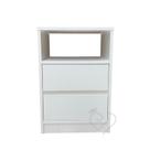 Mesa de Cabeceira com rodinhas 40x60x30 em mdf branco Mesa de Cabeceira com rodinhas 40x60x30 em mdf branco