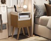 Mesa de Cabeceira Debora Plus Pés Palito Com Gaveta - Cores - Comprar moveis para sua casa