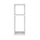 Mesa De Cabeceira Decorativa Quarto Sala 60x20x20cm MDF Branco