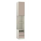Mesa De Cabeceira Direito Prime Plus Legno Crema Com Connect