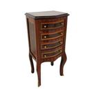 Mesa de Cabeceira Francesa com Bronze Luxo Mesa de Cabeceira Francesa com Bronze Luxo