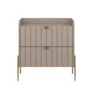 mesa de cabeceira industrial conect para cama moriah 60cm