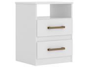 Mesa de Cabeceira Infantil Apolo Branco Flex - Moval
