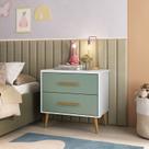 Mesa de Cabeceira Infantil Arco-íris Espresso Móveis