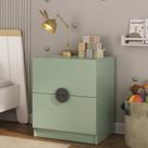 Mesa de Cabeceira Infantil com 2 Gavetas Joy Kids CabeCasa MadeiraOriginals