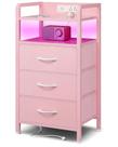 Mesa de Cabeceira Lazzanto com USB, Tomadas AC e Luz LED Mesa de Cabeceira Lazzanto com USB, Tomadas AC e Luz LED
