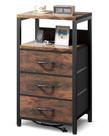 Mesa de Cabeceira Lazzanto NightStand com Porta de Carregamento USB-C Mesa de Cabeceira Lazzanto NightStand com Porta de Carregamento USB-C