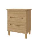 Mesa de Cabeceira Logan 3 Gavetas cor Olmo 63 cm - 73100