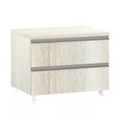 Mesa de Cabeceira Luciane 2 Gavetas Prime Plus 60 cm