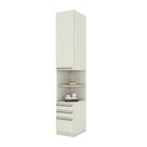 Mesa De Cabeceira Modulada 02 Portas 03 Gavetas Seletto Henn Areia Hp Mesa De Cabeceira Modulada 02 Portas 03 Gavetas Seletto Henn Areia Hp