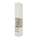 Mesa de Cabeceira Modulada 2 Portas 3 Gav Areia