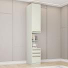 Mesa de Cabeceira Modulada 2 Portas 3 Gavetas Seletto Areia Hp Henn