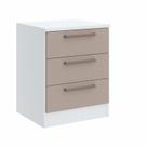 Mesa de Cabeceira Modulada 3 Gavetas Requinte+ 100% MDF