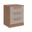 Mesa de Cabeceira Modulada 3 Gavetas Requinte+ 100% MDF