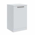 Mesa de Cabeceira Modulada Requinte com 1 Porta - Branco Line