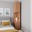 Mesa de Cabeceira Modular Direita 2 Portas 1 Gaveta Hera CabeCasa MadeiraOriginals