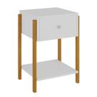 Mesa de Cabeceira Mônica: Cor branca