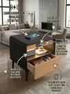 Mesa de Cabeceira Multifuncional Smart SoundMax: Carregador por Indução, Som Bluetooth integrado, LED Automatico, Painel portas USB-A e USB-C CT-21 Eb