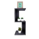 Mesa de Cabeceira Munique Preto 60 x 25cm