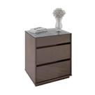 Mesa De Cabeceira Organizadora Ellie 3 Gavetas C02 - DRossi Cinza Pérola Mesa De Cabeceira Organizadora Ellie 3 Gavetas C02 - DRossi Cinza Pérola